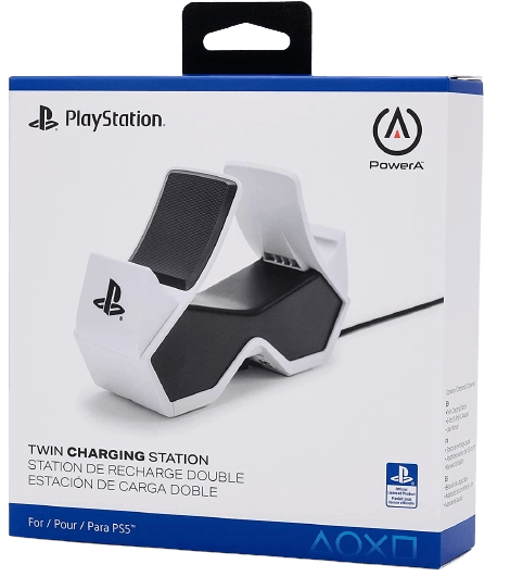 PowerA PS5 Controller Twin Charging Station - White  for sale in Egypt from Games2Egypt