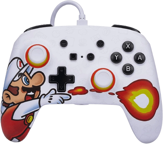 PowerA Enhanced Wired Controller for Nintendo Switch - Fireball Mario  for sale in Egypt from Games2Egypt