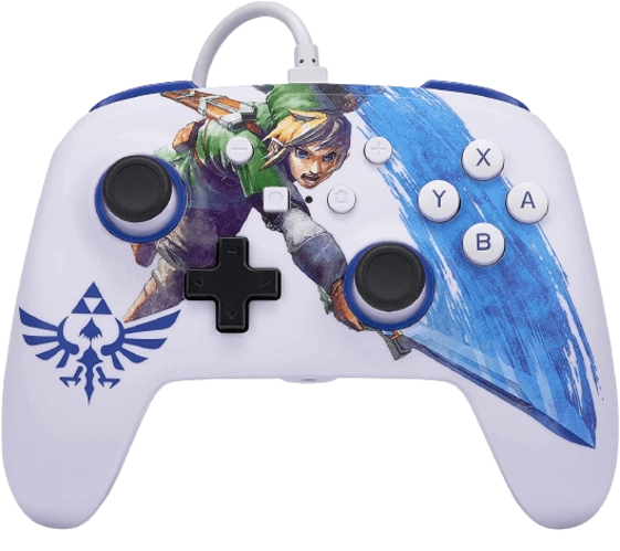 PowerA Enhanced Zelda Wired Controller for Nintendo Switch - Master Sword Attack