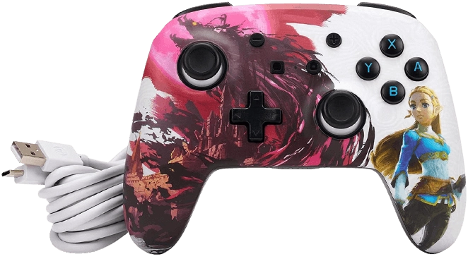 PowerA Enhanced Wireless Controller for Nintendo Switch - Blood Moon Zelda  for sale in Egypt from Games2Egypt