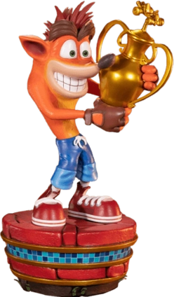 F4F Crash Winner Action Figure Statuette -Crash Racing Nitro Fueled 