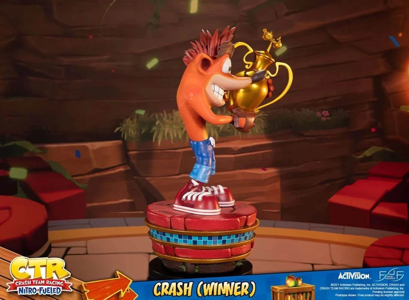 F4F Crash Winner Action Figure Statuette -Crash Racing Nitro Fueled   for sale in Egypt from Games2Egypt