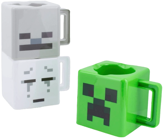 Paladone Minecraft 3x Stacking Mugs  for sale in Egypt from Games2Egypt