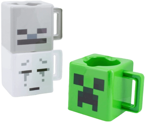 Paladone Minecraft 3x Stacking Mugs