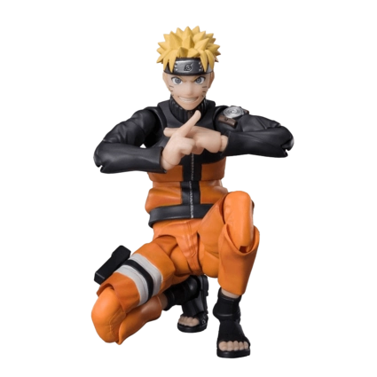 Naruto : Shippuden : S .H . Figures Action Figure : Naruto Uzumaki