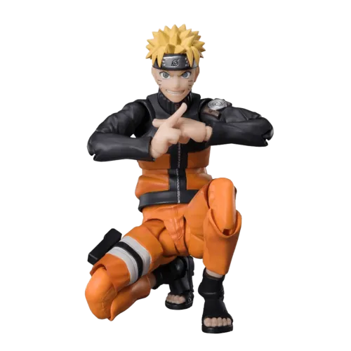 Naruto : Shippuden : S .H . Figures Action Figure : Naruto Uzumaki