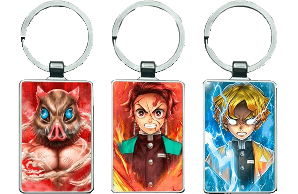 Demon Slayer V2 3D Keychain \ Medal  for sale in Egypt from Games2Egypt