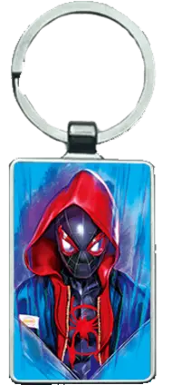 Spider man: Into the Spider Verse 3D Keychain \ Medal (K044)