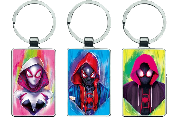 Spider man: Into the Spider Verse 3D Keychain \ Medal (K044)  for sale in Egypt from Games2Egypt