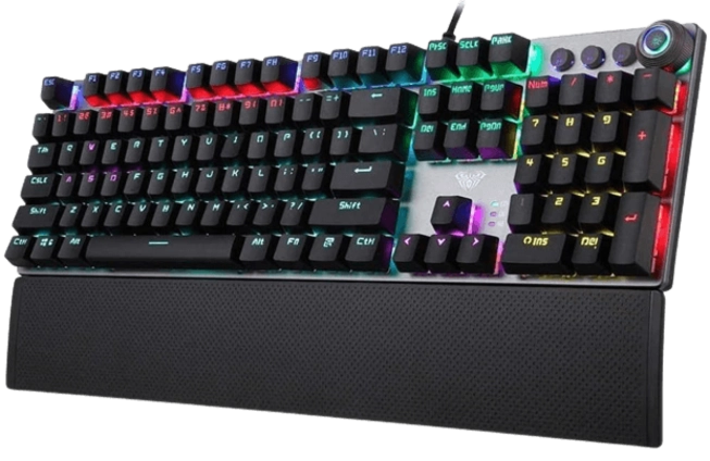 Aula F2058 Gaming Keyboard - Switch Blue - Black