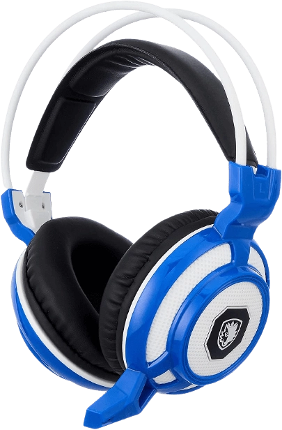 Sades SA21 Wired Gaming Headset - White and Blue  for sale in Egypt from Games2Egypt