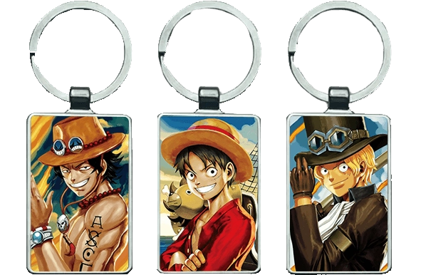 One Piece ( Portgas D. Ace, Sabo and Monkey D. Luffy) Keychain \ Medal (K056)  for sale in Egypt from Games2Egypt