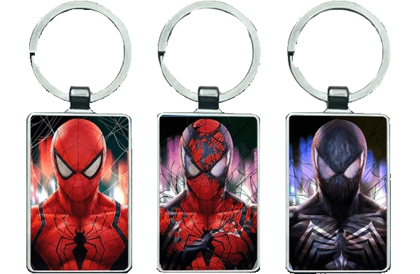 Spider Man with Dark Shades 3D Keychain \ Medal (K058)  for sale in Egypt from Games2Egypt