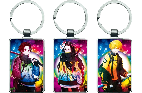 Demon Slayer in Colourful Shades 3D Keychain \ Medal (K137)  for sale in Egypt from Games2Egypt