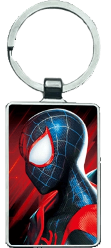 Spider into the Spider Verse - Side Pic 3D Keychain \ Medal (K141)