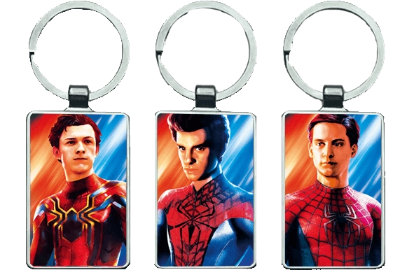 Spider Man Triple Lenticular 3D Keychain \ Medal (K142)  for sale in Egypt from Games2Egypt