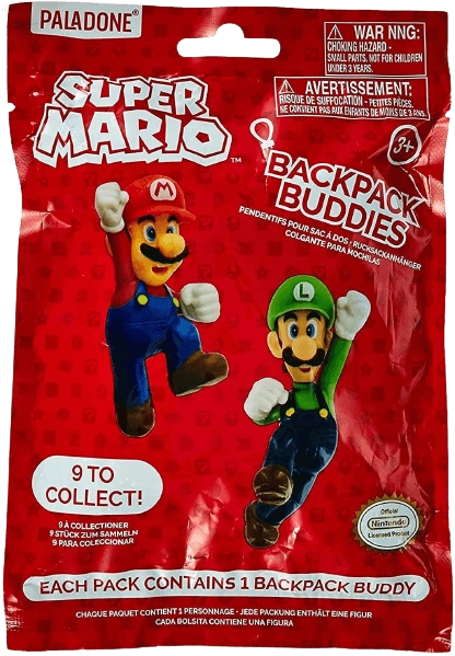 Super Mario: Bagged Backpack Buddies Hangers \ Keychain  for sale in Egypt from Games2Egypt