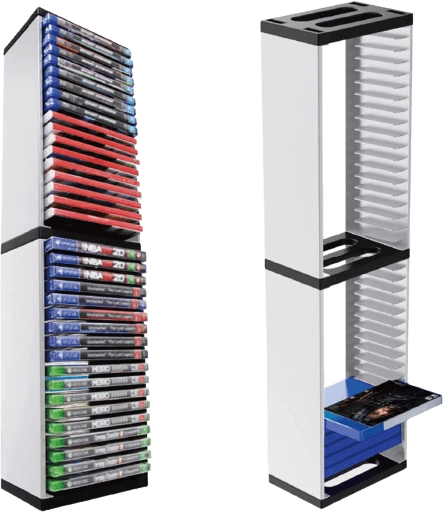 Dobe Vertical Storage Stand for Video Game Cards - White - 36 Slots  for sale in Egypt from Games2Egypt