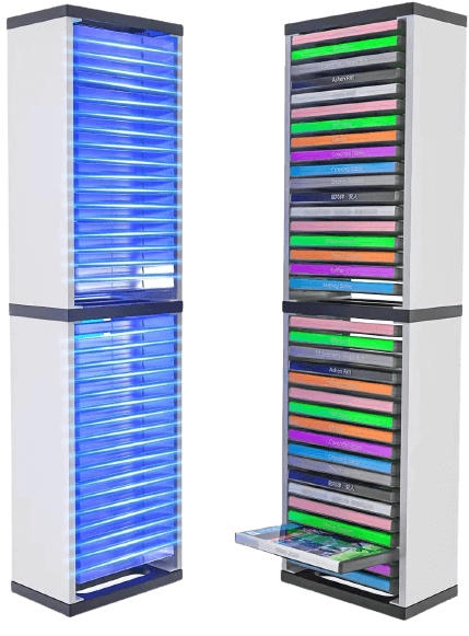 Dobe Vertical Storage Stand for Video Game Cards - White - 36 Slots  for sale in Egypt from Games2Egypt