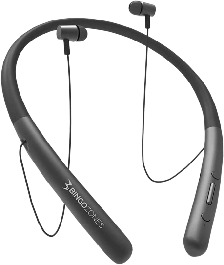 Bingozones N1 Neckband Bluetooth Headphone - Gray  for sale in Egypt from Games2Egypt