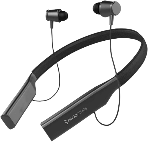 Bingozones N3 Neckband Bluetooth Headphones - Gray  for sale in Egypt from Games2Egypt