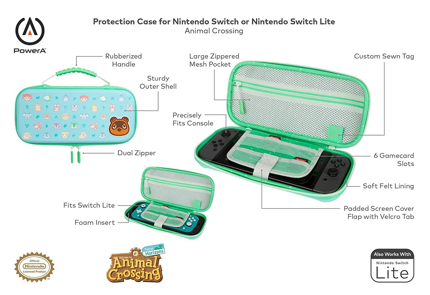 PowerA Protection Case for Nintendo Switch & Nintendo Switch Lite - Animal Crossing  for sale in Egypt from Games2Egypt