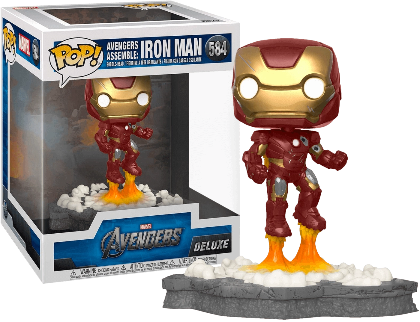 Funko Pop! Deluxe, Marvel: Avengers Assemble Series - Iron Man (584)  for sale in Egypt from Games2Egypt