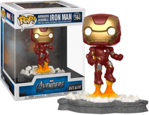 Funko Pop! Deluxe, Marvel: Avengers Assemble Series - Iron Man (584)  for sale in Egypt from Games2Egypt