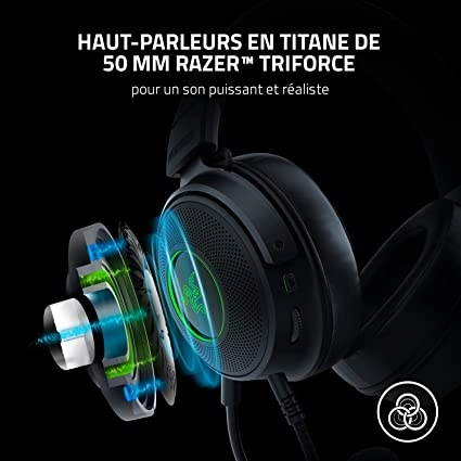 Razer Kraken V3 Wired USB Gaming Headset  for sale in Egypt from Games2Egypt