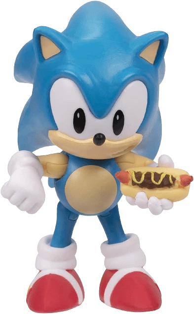 Sonic: The Hedgehog with Hot Dog Action Figure - 6.35 cm  for sale in Egypt from Games2Egypt