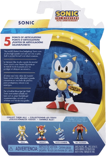 Sonic: The Hedgehog with Hot Dog Action Figure - 6.35 cm  for sale in Egypt from Games2Egypt