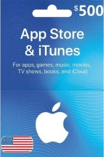 Apple iTunes Gift Card NORTH AMERICA 500$ USD iTunes