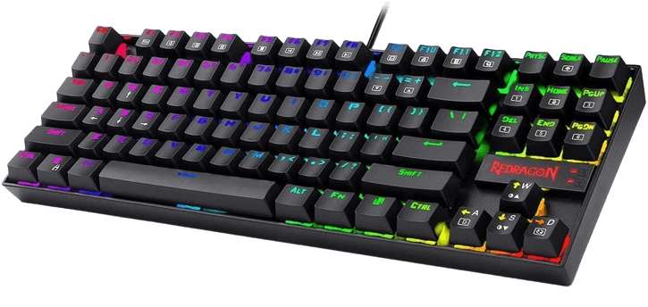 Redragon K552- RGB Kumara Mechanical Gaming Keyboard - Blue Clicky Switches  for sale in Egypt from Games2Egypt