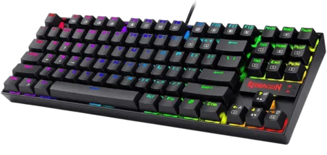 Redragon K552- RGB Kumara Mechanical Gaming Keyboard - Blue Clicky Switches (38985)