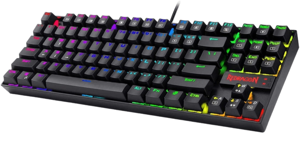 Redragon K552- RGB Kumara Mechanical Gaming Keyboard - Blue Clicky Switches