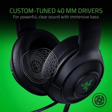 Razer Kraken X for Console Wired Gaming Headset - Black  for sale in Egypt from Games2Egypt