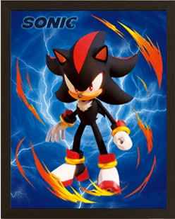 Sonic 3D Lenticular 3D Gaming Poster   for sale in Egypt from Games2Egypt