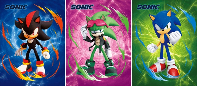 Sonic 3D Lenticular 3D Gaming Poster   for sale in Egypt from Games2Egypt