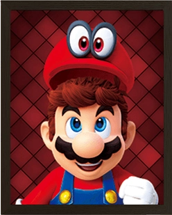 Mario Odyssey Lenticular 3D Gaming Poster  for sale in Egypt from Games2Egypt