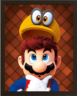 Mario Odyssey Lenticular 3D Gaming Poster  for sale in Egypt from Games2Egypt