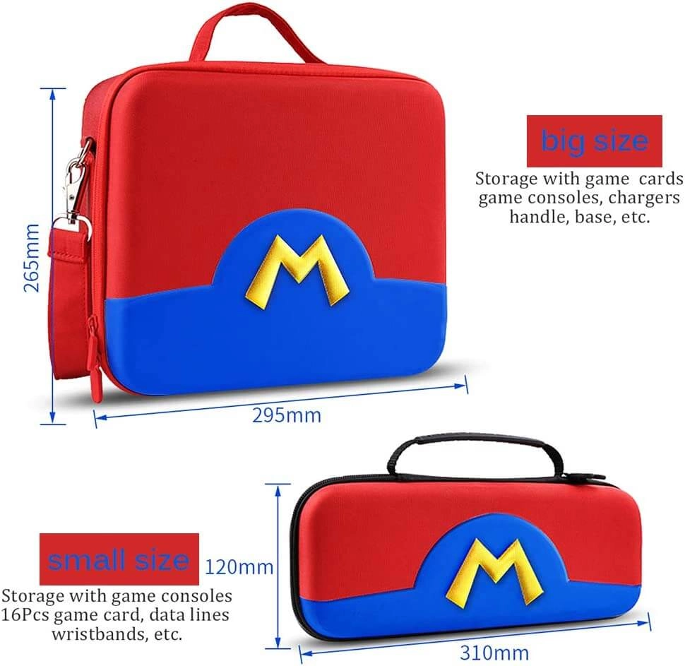 Mario Travel Large Case for Nintendo Switch Deluxe Travel + Smaller Mario Case  for sale in Egypt from Games2Egypt