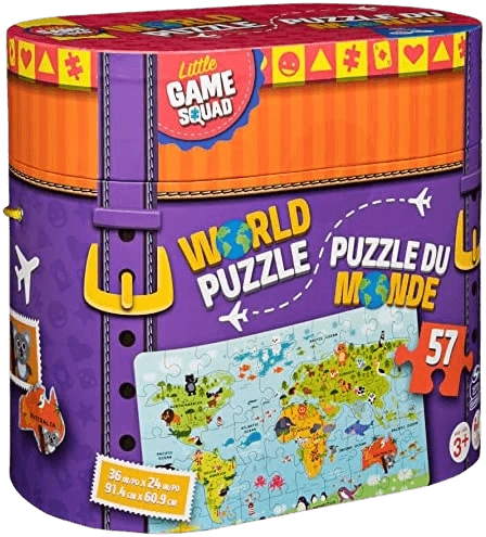 Spin Master Little Game Squad World Puzzle - 57 Pieces  for sale in Egypt from Games2Egypt