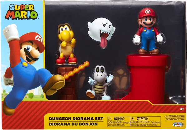 Super Mario Nintendo Dungeon Action Figure Multipack Diorama Set - 6.35cm  for sale in Egypt from Games2Egypt