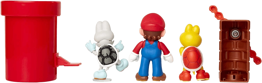 Super Mario Nintendo Dungeon Action Figure Multipack Diorama Set - 6.35cm  for sale in Egypt from Games2Egypt