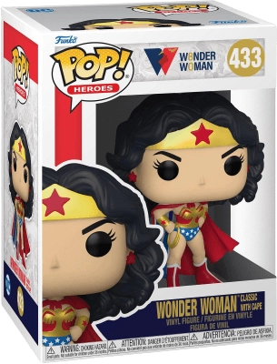 Funko Pop! Heroes: Wonder Woman 80th - Wonder Woman Classic with Cape  for sale in Egypt from Games2Egypt