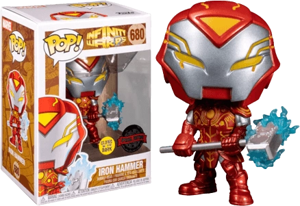 Funko Pop! Marvel: Infinity Warps - Iron Man with Hammer - 9.5 cm (680)  for sale in Egypt from Games2Egypt