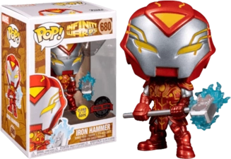 Funko Pop! Marvel: Infinity Warps - Iron Man with Hammer - 9.5 cm (680)  for sale in Egypt from Games2Egypt