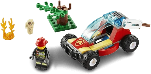  LEGO City Forest Fire Firefighter - Building Toy for Kids - 84 Pieces (60247)  for sale in Egypt from Games2Egypt