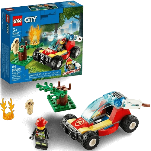  LEGO City Forest Fire Firefighter - Building Toy for Kids - 84 Pieces (60247)  for sale in Egypt from Games2Egypt