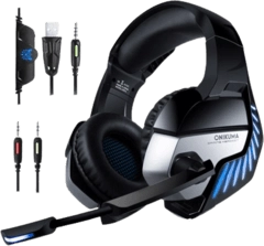 Onikuma Wired K5 Pro Gaming Headset - Blue - Open Sealed  for sale in Egypt from Games2Egypt